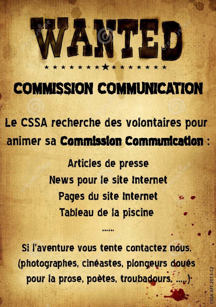 Wanted Commission communication