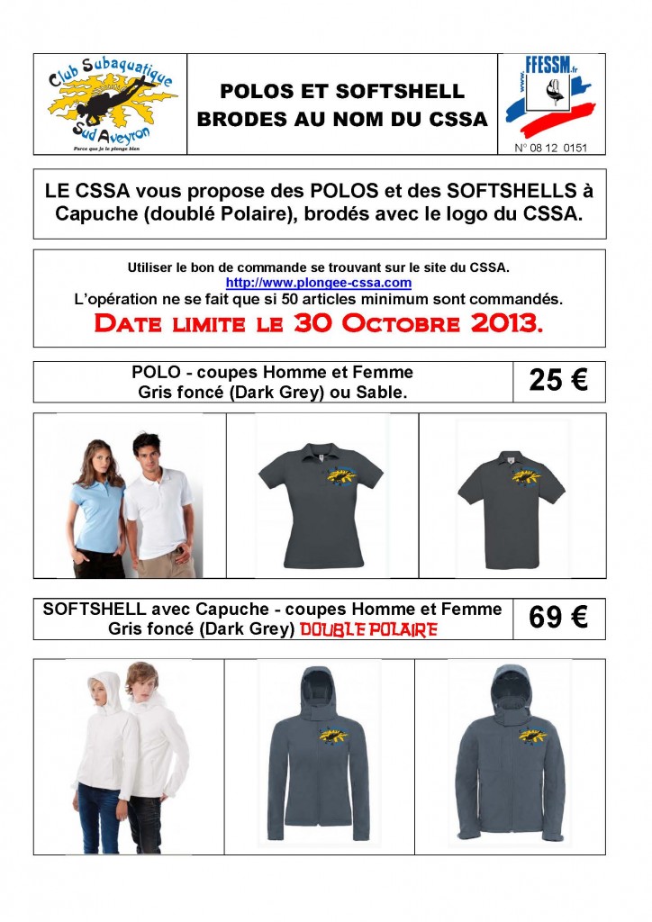 Prospectus Polos et Softshells