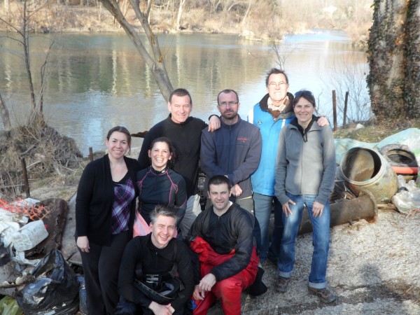 nettoyage des berges du Tarn