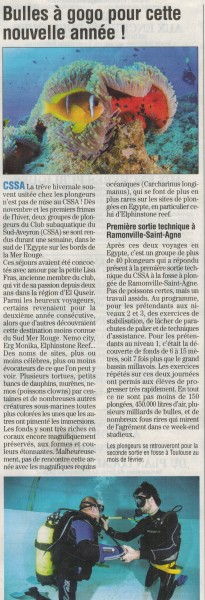 Journal de Millau du 23 Janvier 2014